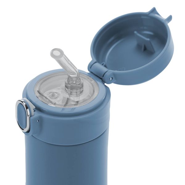 Drikkeflaske med sugerør - Blå