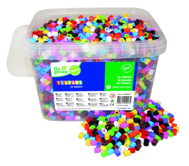 Hovedbilde XL strykeperler Go Green – 5000 stk, ...