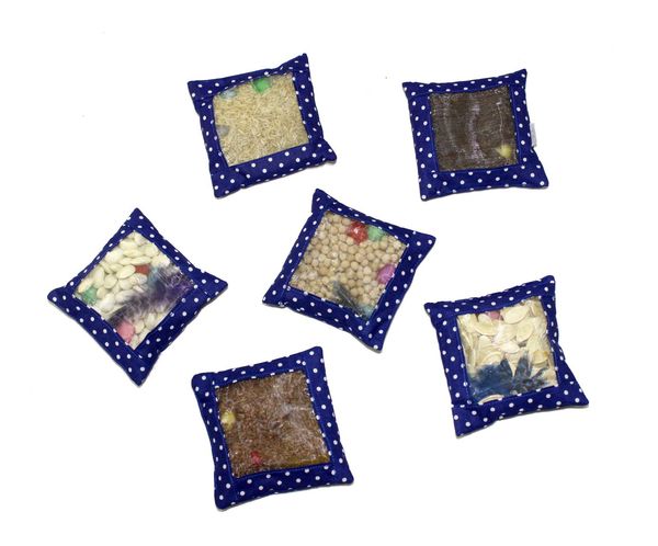 Sanseposer med vindu (sett med 6)