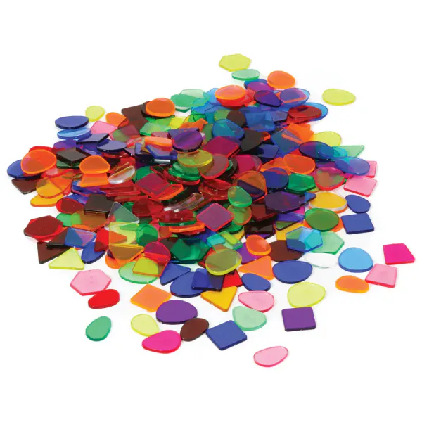 Gjennomsiktige uregelmessige former – stort sett med 300