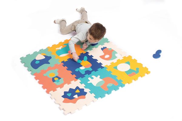 Lekematte med dyr (9 stk)