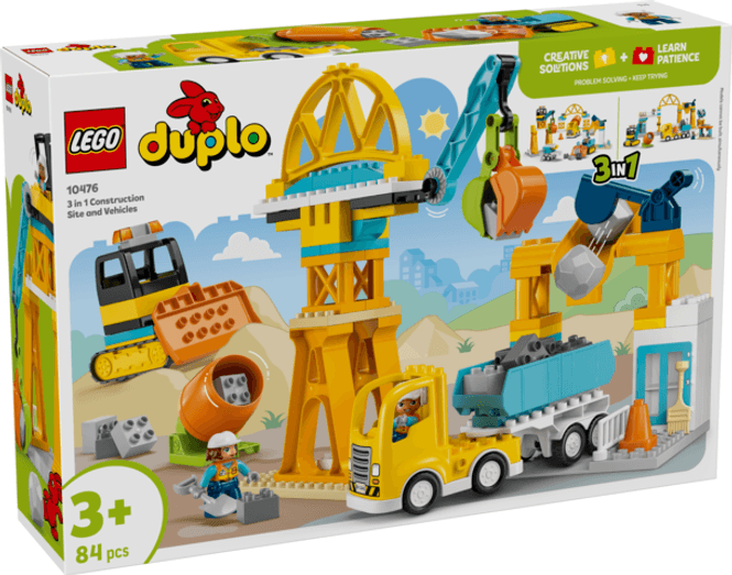 Hovedbilde LEGO® DUPLO Town 3-i-1 Byggeplass med ...
