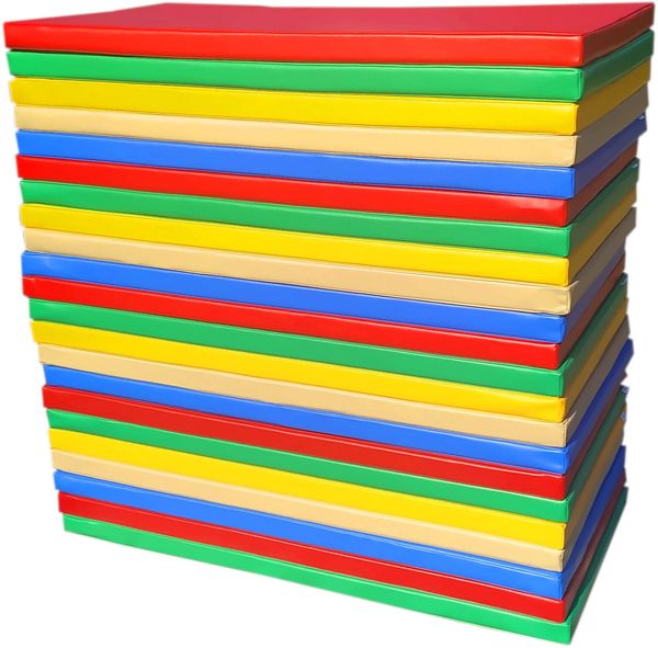 Gymnastikkmatter, 120x60x5 cm, sett med 20stk