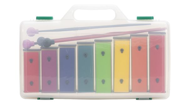 Klangblokker – Sopran (Boomwhackers®-farger), sett med 8 stk.