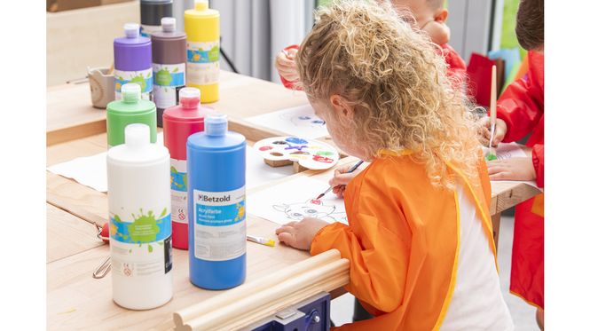 Hovedbilde Akrylmaling – Sett med 8 farger à 1 liter