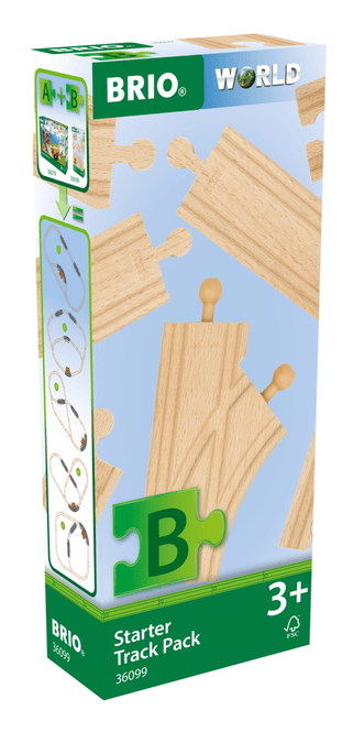 Hovedbilde BRIO® World startpakke med skinner