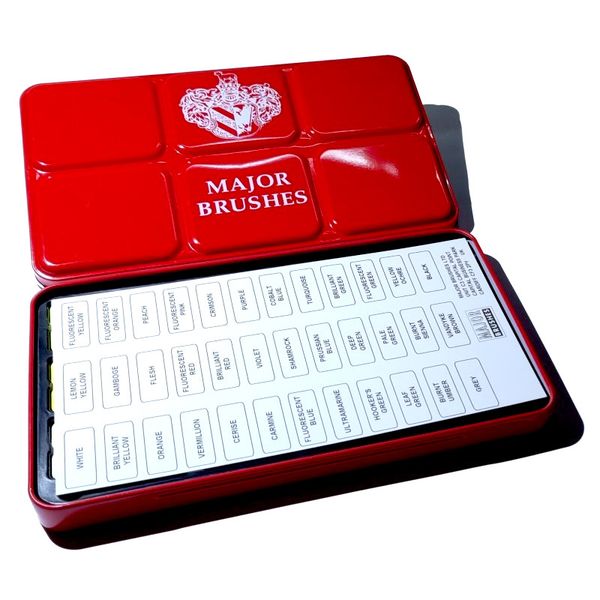 Akvarellsett, 36 farger