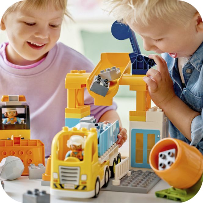 Hovedbilde LEGO® DUPLO Town 3-i-1 Byggeplass med ...