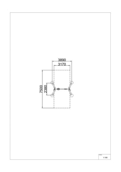 Huske Robinia 8 – dobbel pendelhuske med bøttesete og plankssete