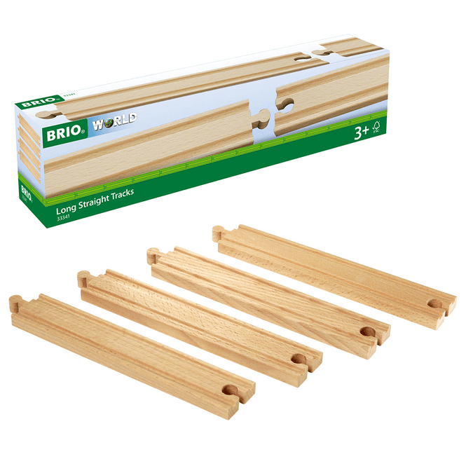 Hovedbilde BRIO® rette skinner - 216 mm, 4 deler