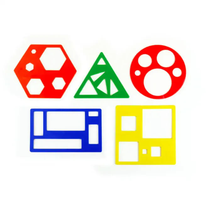 Hovedbilde Primære geometriske former – Stensilsett ...