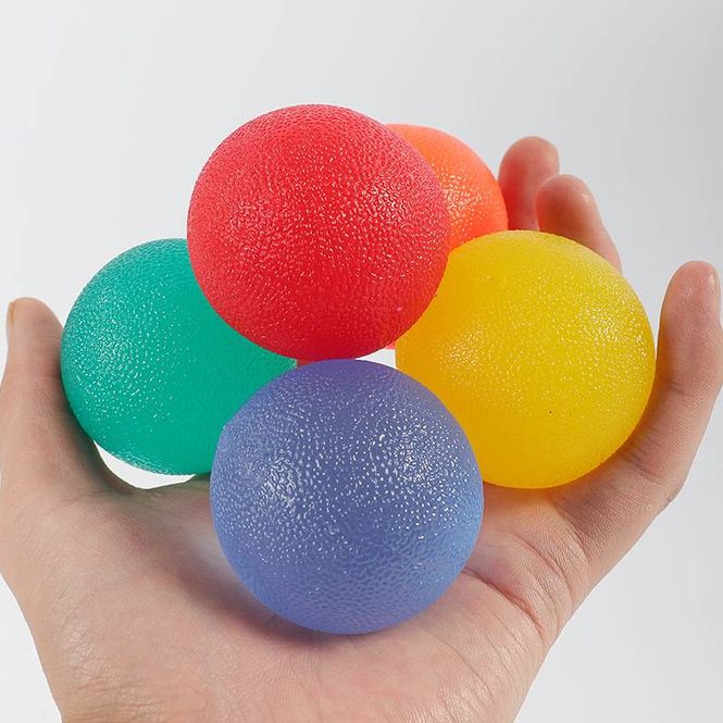 Hovedbilde Terapiballer for håndstyrke – Sett med 5