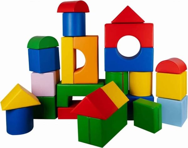 Store Skumfigurer, sett med 25 elementer