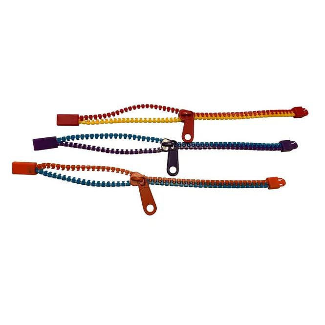 Hovedbilde  Zip Fidget Armbånd – 3-pk