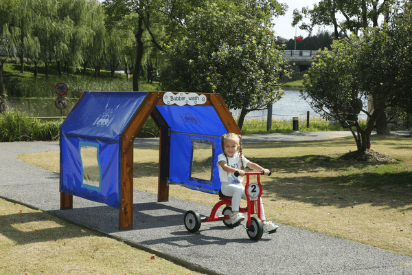 Vasketunnel for lekesykler