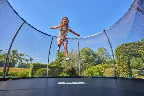 Trampoline Ø427 cm med sikkerhetsnett og stige