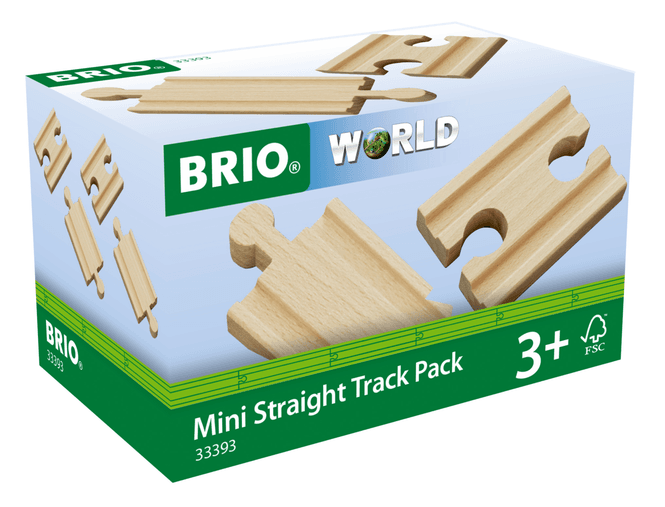 Hovedbilde BRIO® rette miniskinner - 54 mm, 4 deler
