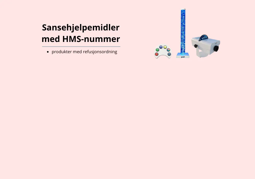 sansestimulerende hjelpemidler