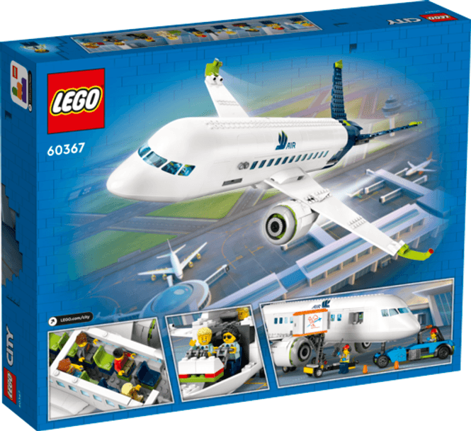 Hovedbilde LEGO® City Passasjerfly med flyplasskjøretøy