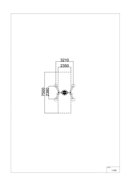 Huske Robinia 5 – enkelt huskestativ med «fuglerede»-sete