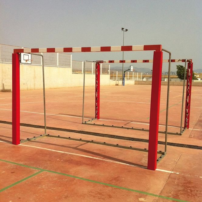 Hovedbilde Målstolpebeskyttelse for fotballmål