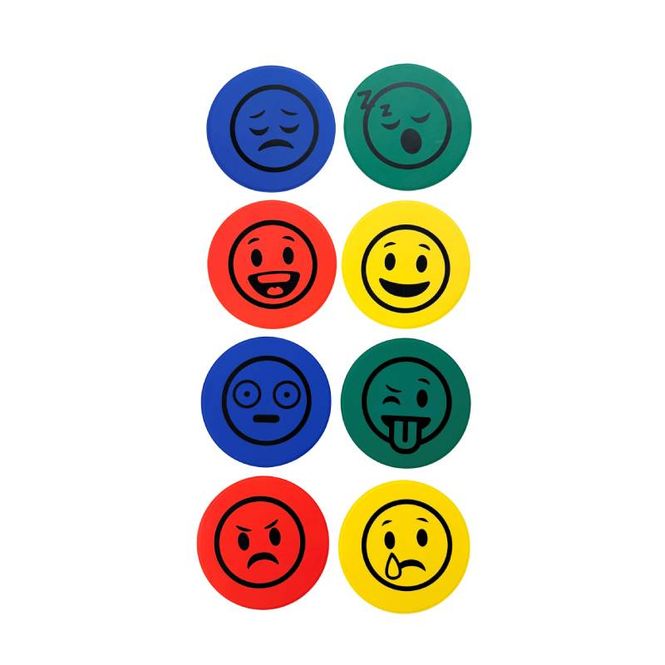 Hovedbilde Følelsesmatter – Sett med 8 stk